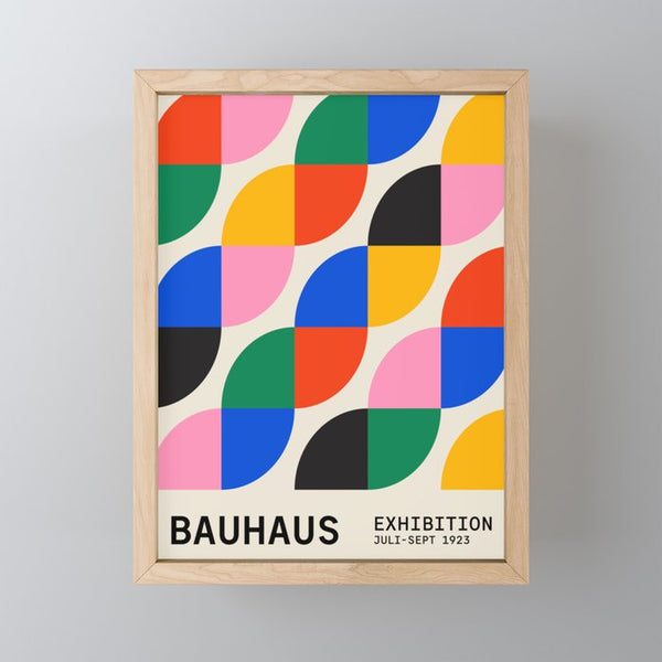 BAUHAUS 04: Exhibition 1923 | Mid Century Series Mini Art Print