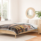 New York City Window Panoramic Duvet Cover Gallery Image 2