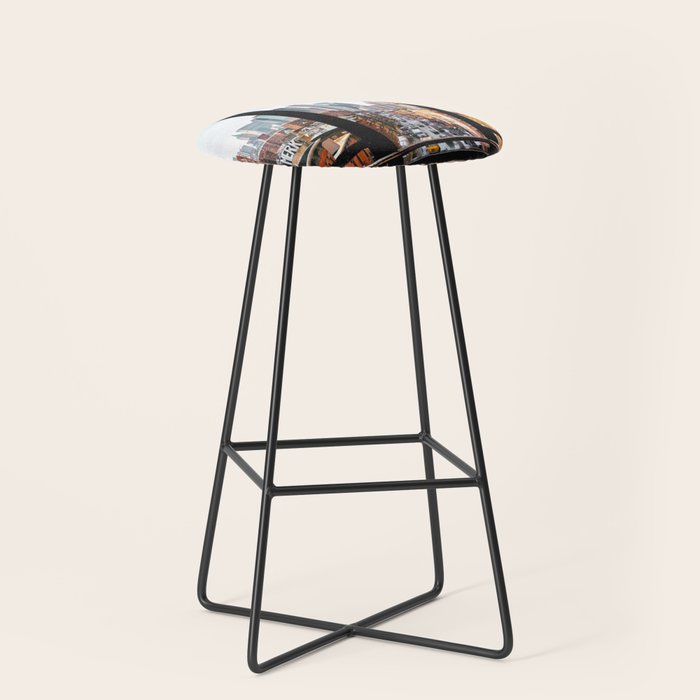 New York City Window Panoramic Stool Gallery Image 1