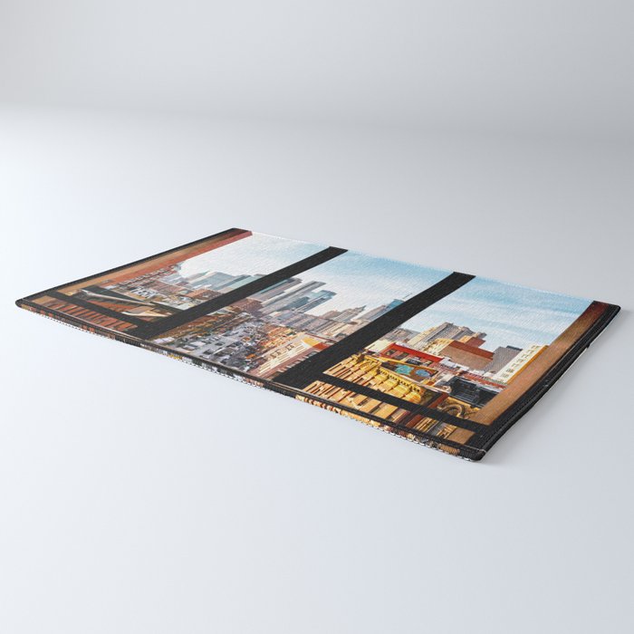 New York City Window Panoramic Rug Gallery Image 3