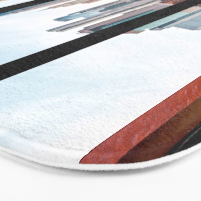 New York City Window Panoramic Bath Mat Gallery Image 3