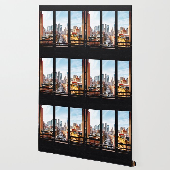 New York City Window Panoramic Wallpaper Gallery Image 2