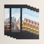 New York City Window Panoramic Wrapping Paper Gallery Image 3