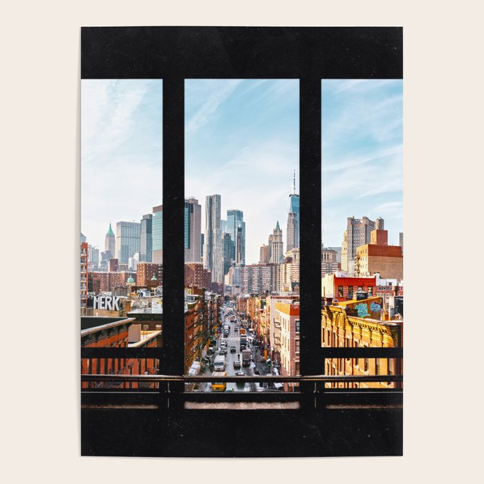 New York City Window Panoramic Poster Gallery Image 4