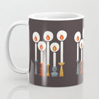 Festive Retro Candles Coffee Mug Gallery Image 3