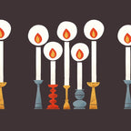 Festive Retro Candles Coffee Mug Gallery Image 2