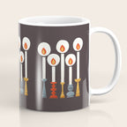 Festive Retro Candles Coffee Mug Gallery Image 1
