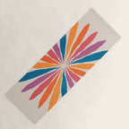 Vintage California Sun: Star Leaf Matisse Edition Yoga Mat Gallery Image 1