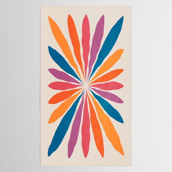 Vintage California Sun: Star Leaf Matisse Edition Tablecloth Gallery Image 2