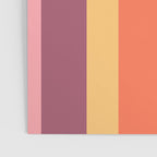Retro Modern Vertical Stripe Pattern Pink Orange Yellow Purple  Poster Gallery Image 3