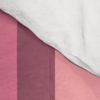 Retro Modern Vertical Stripe Pattern Pink Orange Yellow Purple  Comforter Gallery Image 4