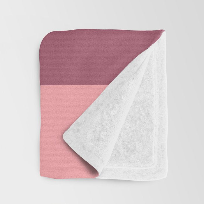 Retro Modern Vertical Stripe Pattern Pink Orange Yellow Purple  Throw Blanket Gallery Image 3