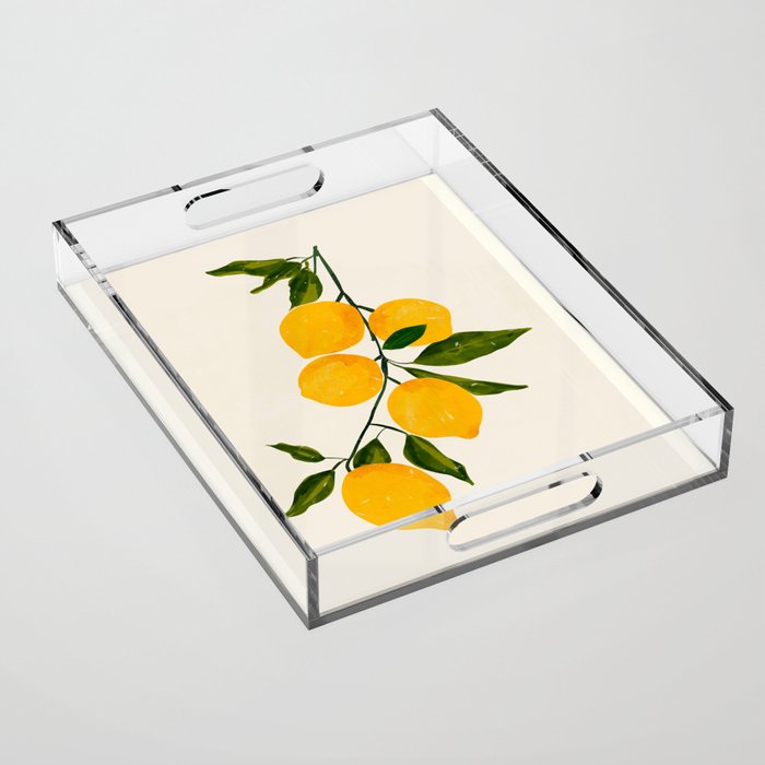 Lemon 3 Acrylic Tray Gallery Image 1