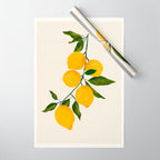 Lemon 3 Wrapping Paper Gallery Image 1