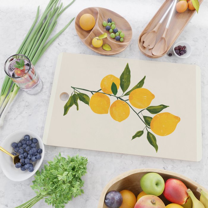 Lemon 3 Cutting Board Gallery Image 2