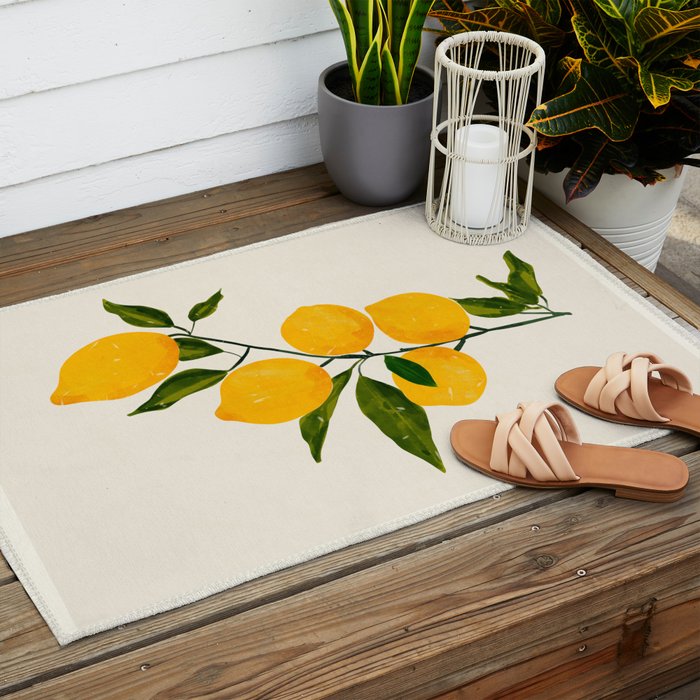 Lemon 3 Outdoor Rug Gallery Image 2