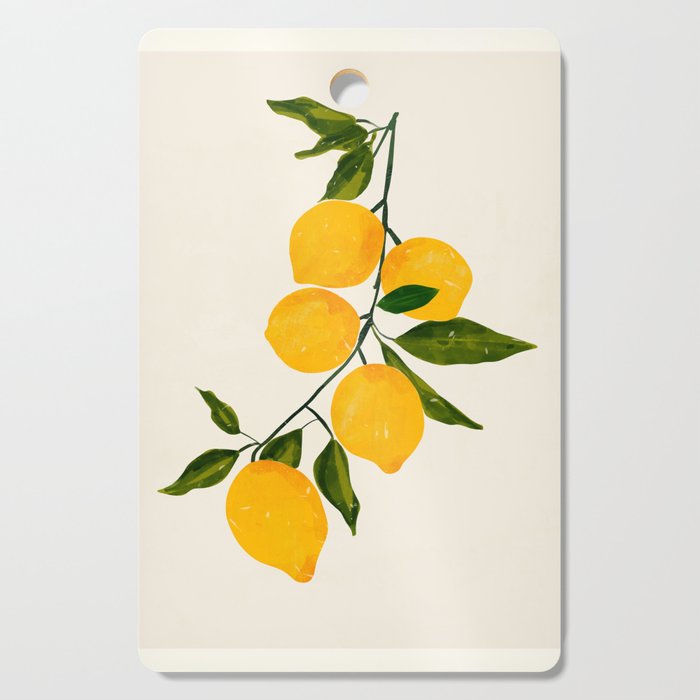 Lemon 3 Cutting Board Gallery Image 1