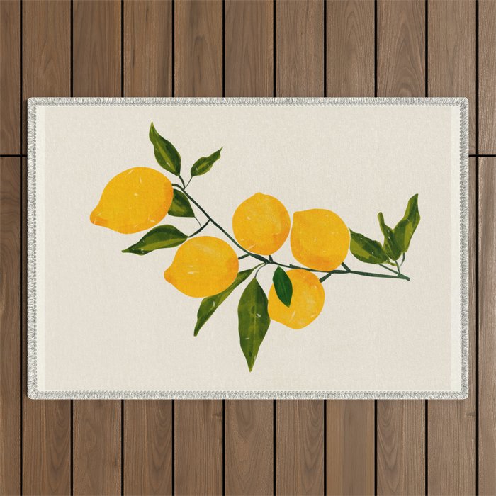 Lemon 3 Outdoor Rug Gallery Image 1
