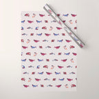 Salmon Wrapping Paper Gallery Image 1
