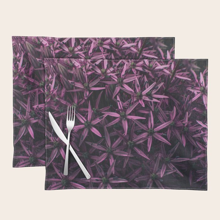 Allium Flower Placemat Gallery Image 1