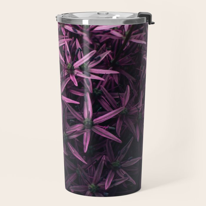Allium Flower Travel Mug Gallery Image 2