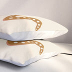 Minimal Snake - Desert Orange II Pillow Sham Gallery Image 3