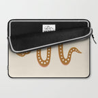 Minimal Snake - Desert Orange II Laptop Sleeve Gallery Image 2