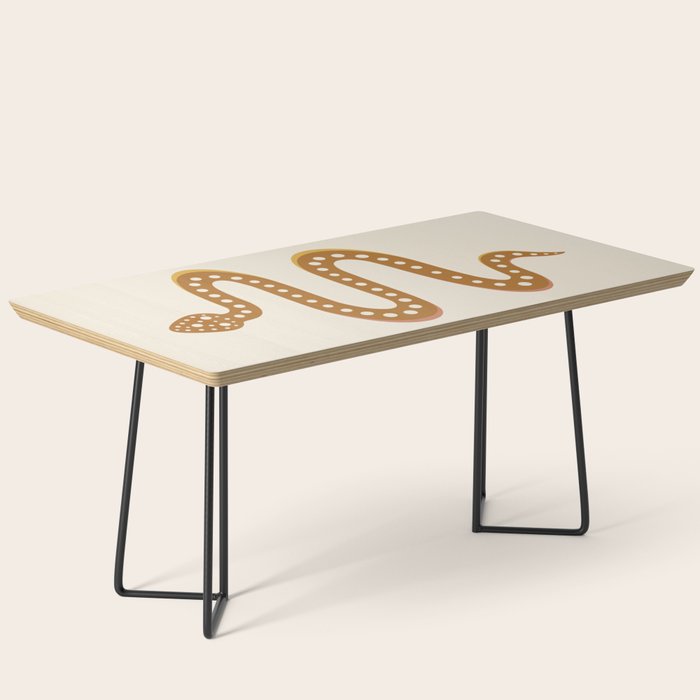 Minimal Snake - Desert Orange II Coffee Table Gallery Image 1