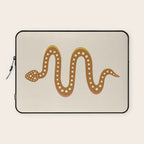 Minimal Snake - Desert Orange II Laptop Sleeve Gallery Image 1
