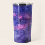 Galaxy Pattern Watercolor Travel Mug Gallery Image 1