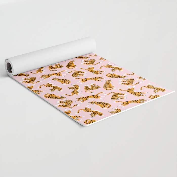 Cute tigers Yoga Mat Gallery Image 2