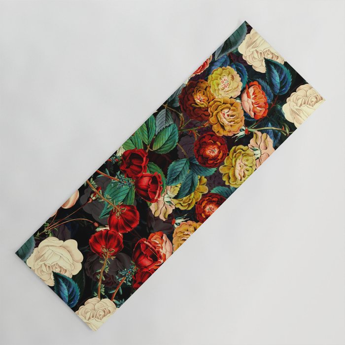 Night Botanical Forest Yoga Mat Gallery Image 1