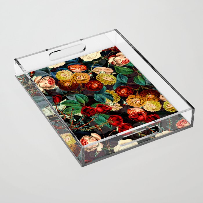 Night Botanical Forest Acrylic Tray Gallery Image 1