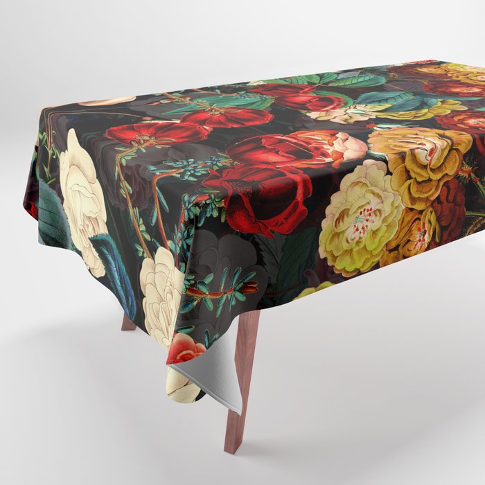 Night Botanical Forest Tablecloth Gallery Image 1