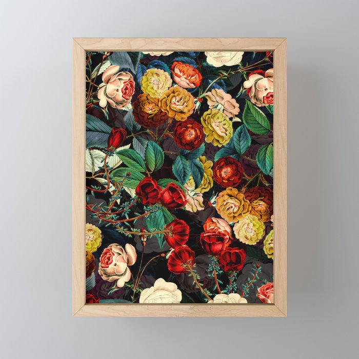 Night Botanical Forest Mini Art Print Gallery Image 1