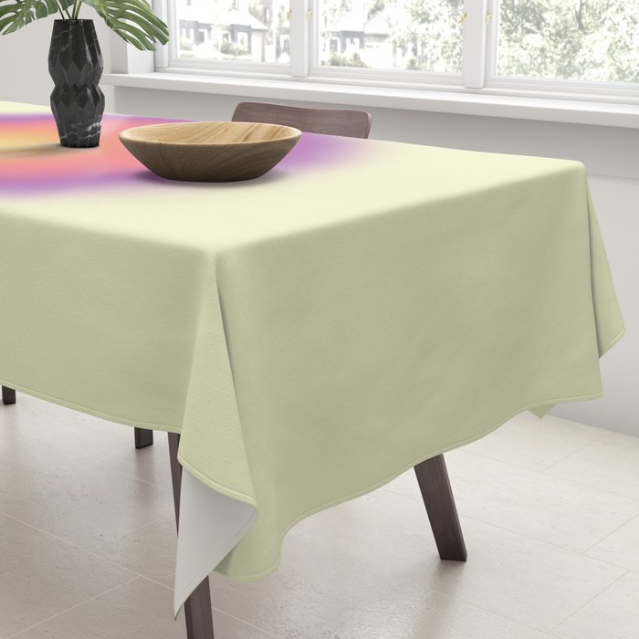 Body: Aura Gradient 02 Tablecloth Gallery Image 3