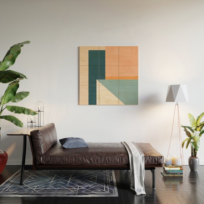 Minimal Abstract 16 Wood Wall Art Gallery Image 2