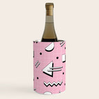 Memphis pattern 70 - 80s / 90s Retro Wine Chiller Gallery Image 3