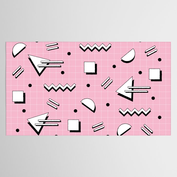 Memphis pattern 70 - 80s / 90s Retro Tablecloth Gallery Image 2