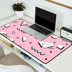 Memphis pattern 70 - 80s / 90s Retro Desk Mat Gallery Image 2