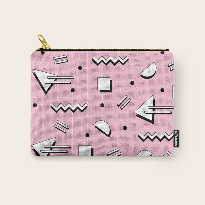Memphis pattern 70 - 80s / 90s Retro Carry All Pouch Gallery Image 1