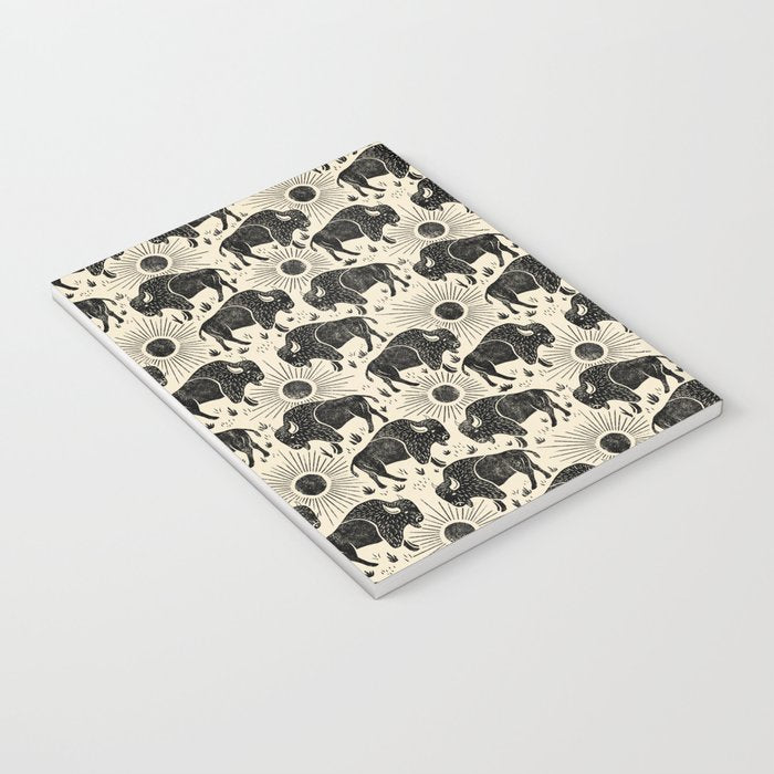 Bison - black and cream Notebook Gallery Image 3