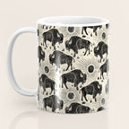 Bison - black and cream Coffee Mug Gallery Image 3