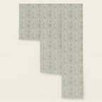 William Morris Newill Owl Art Indigo Saffron Vintage Pattern Wallpaper Gallery Image 3