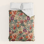 Marijuana and Floral Pattern Comforter Gallery Image 6