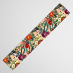 Marijuana and Floral Pattern Table Runner Gallery Image 3