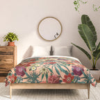 Marijuana and Floral Pattern Comforter Gallery Image 3