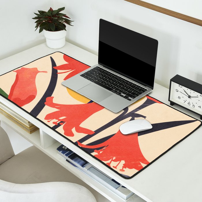 Colorful Bloomscape 2 Desk Mat Gallery Image 2