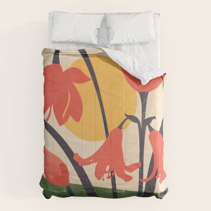 Colorful Bloomscape 2 Comforter Gallery Image 6