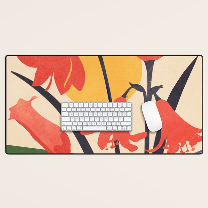 Colorful Bloomscape 2 Desk Mat Gallery Image 1